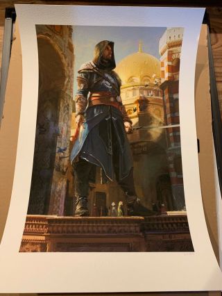 Assassins Creed " Ezio " Craig Mullins Lithograph (extremely Rare,  30 Of 60)