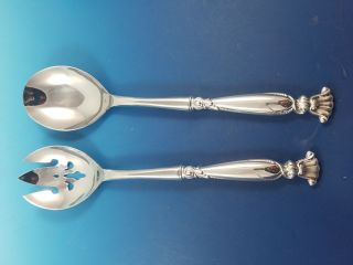 Romance Of The Sea By Wallace Sterling Silver Salad Set Custom Made