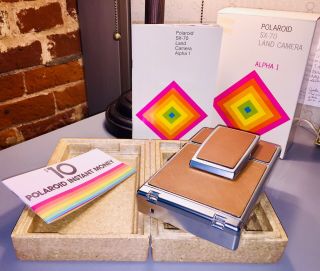 Vintage 1970s Polaroid SX - 70 Alpha 1 Land Camera Owner 1977 2