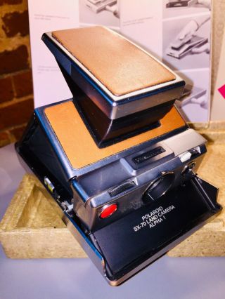 Vintage 1970s Polaroid SX - 70 Alpha 1 Land Camera Owner 1977 4