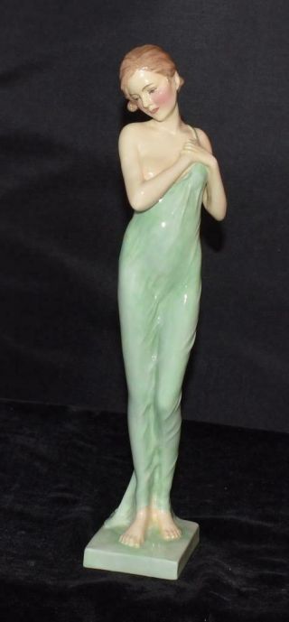 Very Rare Royal Doulton Figurine " Celia " - Ret 1949 - Hn 1727 - Pale Green - Exc