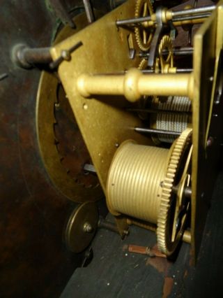 Antique - Brass Dial - Grandfather Clock - Movement - Ca.  1770 