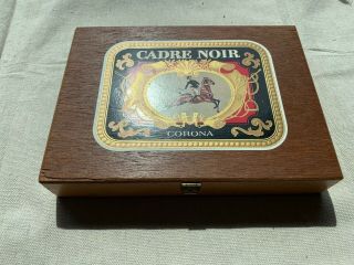Vintage Cigar Box With Contents 1960s Rare France Cadre Noir Corona