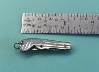 Antique 1800’s Miniature Sheffield Gun Knife Nickel and MOP.  Just Over 1 Inch. 4
