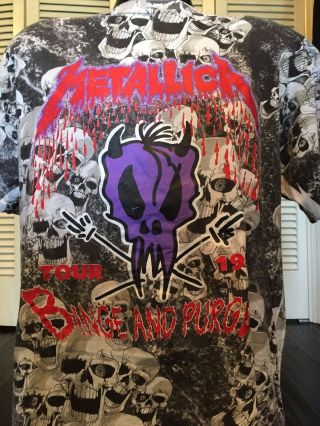 Rare Vtg 94 Metallica Suicidal Tour Shirt Sz Xl Slayer Danzig Ozzy Candlebox