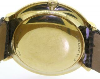 Longines Admiral 5 - Star vintage elegant 18K gold automatic men ' s watch w/ date 6