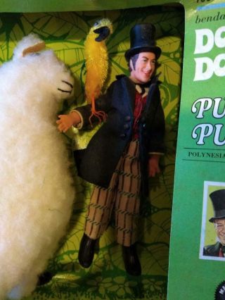 1967 Doctor Dolittle PUSHMI PULLYU Llama & Polynesia Parrot/Orig.  Box 2