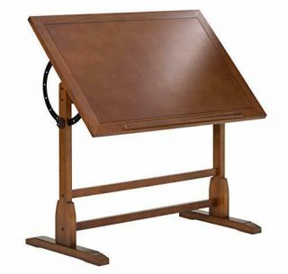Studio Designs 13305 Vintage Drafting Table,  42 In,  Rustic Oak (42 In) (42 In)