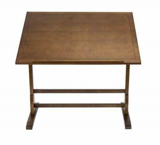 STUDIO DESIGNS 13305 Vintage Drafting Table,  42 in,  Rustic Oak (42 in) (42 in) 3