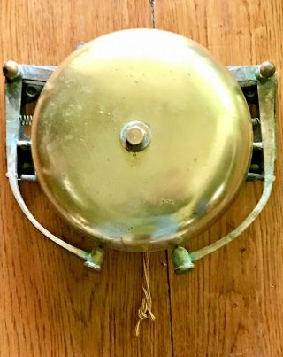 Best Antique Vintage Brass 10” Mechanical Pull Boxing Bell School Fire Alarm