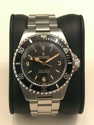 Rare Steinhart Ocean 39 Explorer Plexi Limited Edition Watch Full Set