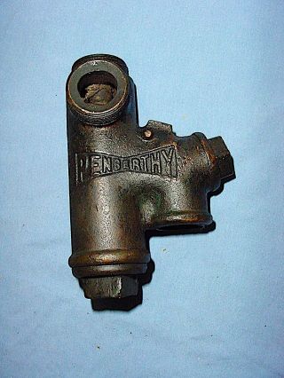 Vintage Antique Penberthy Brass Steam Engine Boiler Pump Injector