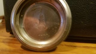 Antique U.  S Light House Service Establishment Pocket Watch Case good script mark 12