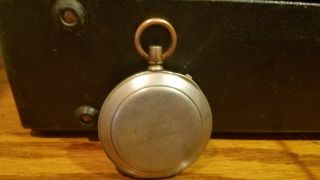 Antique U.  S Light House Service Establishment Pocket Watch Case good script mark 5