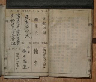 Japanese Army Solider Notebook (Techo) from a Member of the Imperial Guard 2