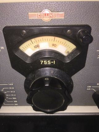 Collins 75S - 1 Ham Radio Vintage Estate Find 3