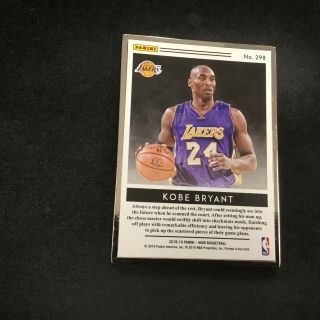 KOBE BRYANT 2018 - 19 Panini NOIR Basketball Vintage Art Framed Card 19/25 JK 2