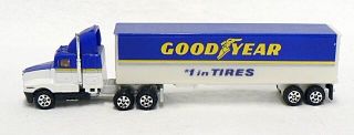 Vintage 1987 Road Champs Kenworth Good Year Tires Toy Die Cast Semi Truck