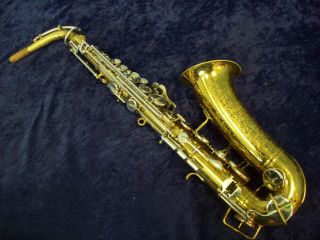 Quality Vintage Selmer Bundy Usa Alto Saxophone,  Case