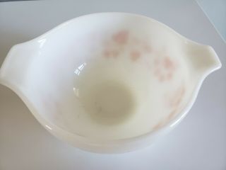 Vintage Pink Gooseberry Pyrex Mixing Bowls 441 442 443 444 5