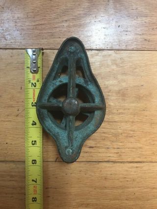 Antique Brass Boat Pulley