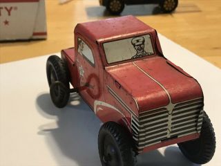 Antique Courtland Walt Reach Tin Toy Truck Rare Estate Find