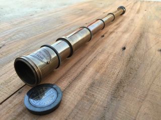 Vintage Nautical Telescope Brass Pirate Spyglass Scope Collectible Marine Scope.