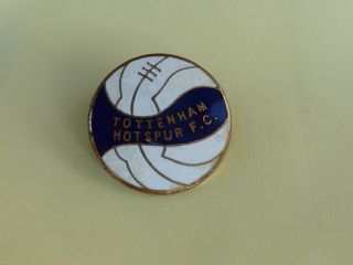 Vintage Tottenham Hotspur Fc Football Club Enamel Badge