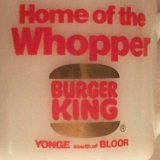 VINTAGE BURGER KING MUG 