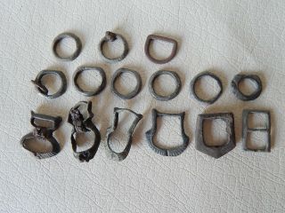 Ancient Vikings Bronze Belt Buckles.