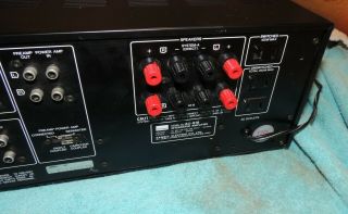 Vintage Sansui AU - 919 Integrated Rack Mount Amplifier L@@K amp 10