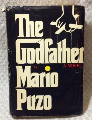 The Godfather By Mario Puzo 1969 Hardcover W/ Jacket - 1st Edition 1st Printing