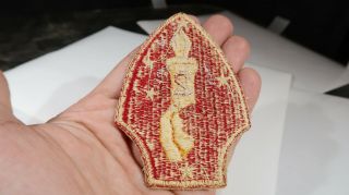 WWII US Marine Corps USMC 2nd Division Cut Edge Patch NO FINGERS 2