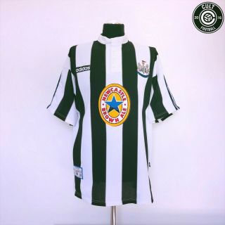 SHEARER 9 Newcastle United Vintage Adidas Home Football Shirt 1996/97 (XL) 2