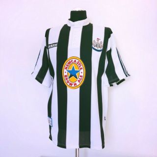 SHEARER 9 Newcastle United Vintage Adidas Home Football Shirt 1996/97 (XL) 4