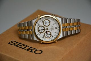 EXTREMELY Rare Seiko Chronograph Watch 7A38 - 728A Vintage 2