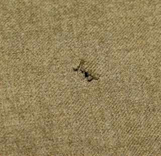 EARLY WWII 1942 DATED MUSTARD COLOR WOOL COMBAT FIELD SHIRT 5