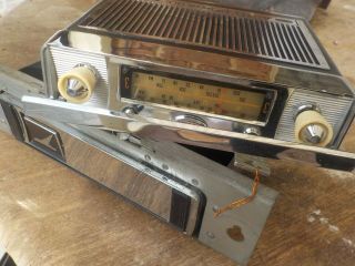 FORD PORTABLE 8 RADIO 1960s FALCON XM,  XK,  XL RARE WITH KEY 4