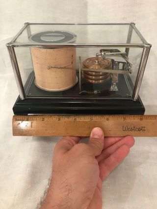 Vintage German Lufft Scientific Instrument Seismometer Drum Stuttgart Laborstory 10