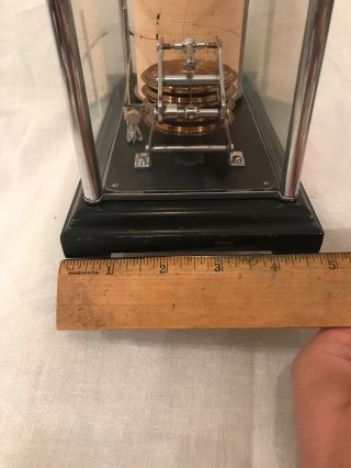 Vintage German Lufft Scientific Instrument Seismometer Drum Stuttgart Laborstory 12