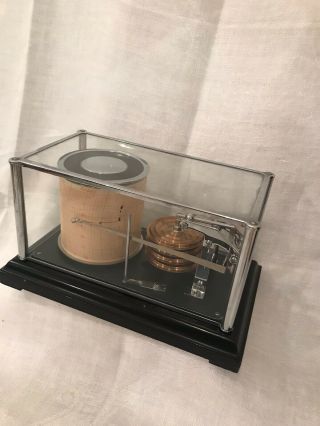 Vintage German Lufft Scientific Instrument Seismometer Drum Stuttgart Laborstory 2