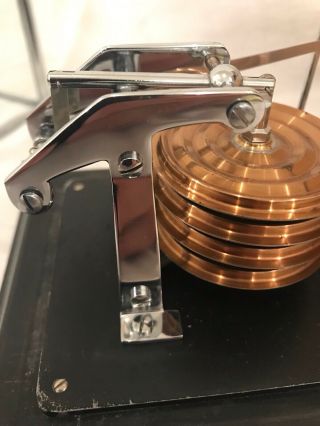 Vintage German Lufft Scientific Instrument Seismometer Drum Stuttgart Laborstory 7