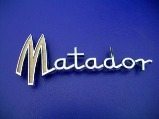 Vintage Nos 1960 Dodge Matador Emblem 1903866