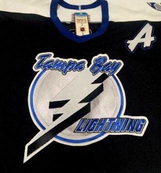 ❤️90’s Vintage Tampa Bay Lightning CIGGARELLI 22 CCM Hockey Jersey Swen S.  48 NWT 2