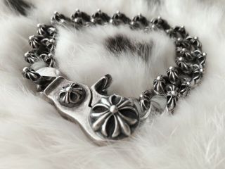 Vintage 1996 Chrome Hearts Bracelet 925 Silver 2