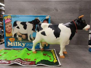Vintage Milky The Marvelous Milking Cow By Kenner Toy