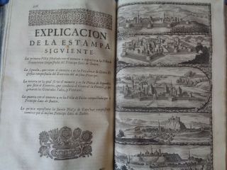 3 Very Rare Big Spanish Books,  Emperor Leopold I Biography,  Many Full Page Engra