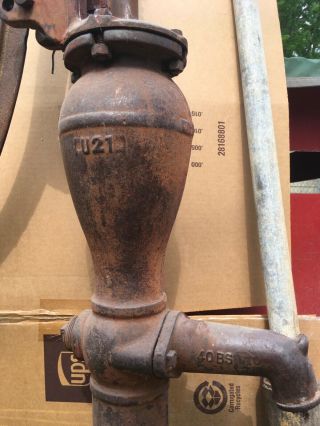 Red Jacket Deep Water Well Pump U21 - U22 with brass cylinder,  vintage 4