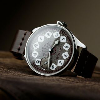 Vintage Wristwatch Rolex Mens Luxury Vintage Swiss Watch Gift Mechanical Watch