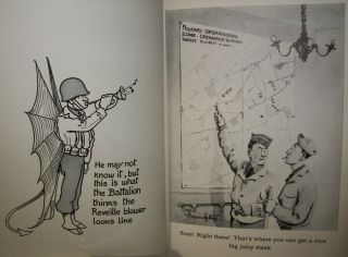 Jeeps & Jests by Bruce Bairnsfather 1st Ed - Cartoon Humor In War 1943 DJ 100 pp 5